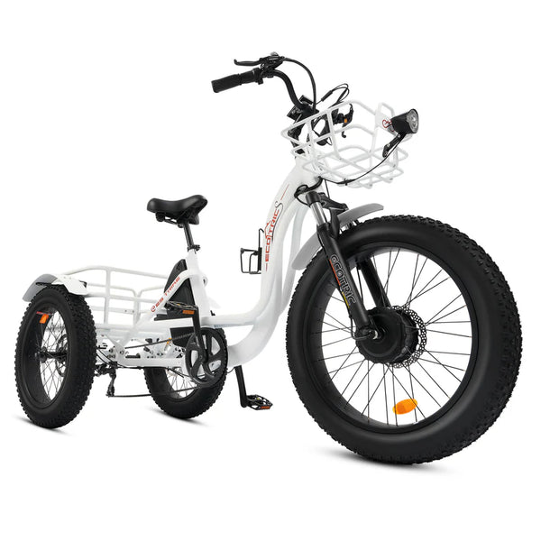 Ecotric 48V 24"x4.0 Front 20"x4.0 Tricycle