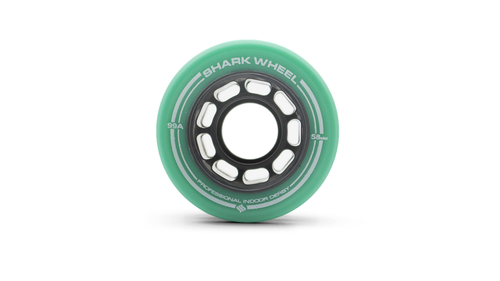 Sharkwheel 58mm, 99a Indoor Quad Skate Derby Wheels - Turquoise