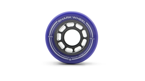 Sharkwheel 58mm, 99a Indoor Quad Skate Derby Wheels - Purple