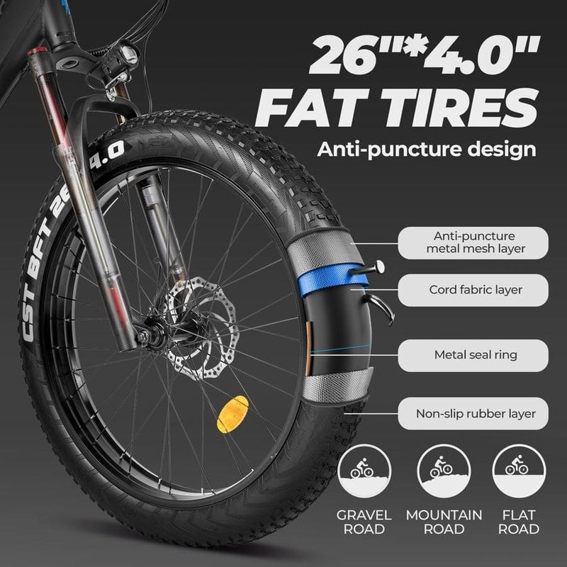 Inifinte Bike Fat Tire Electric Mountain Bike AM200