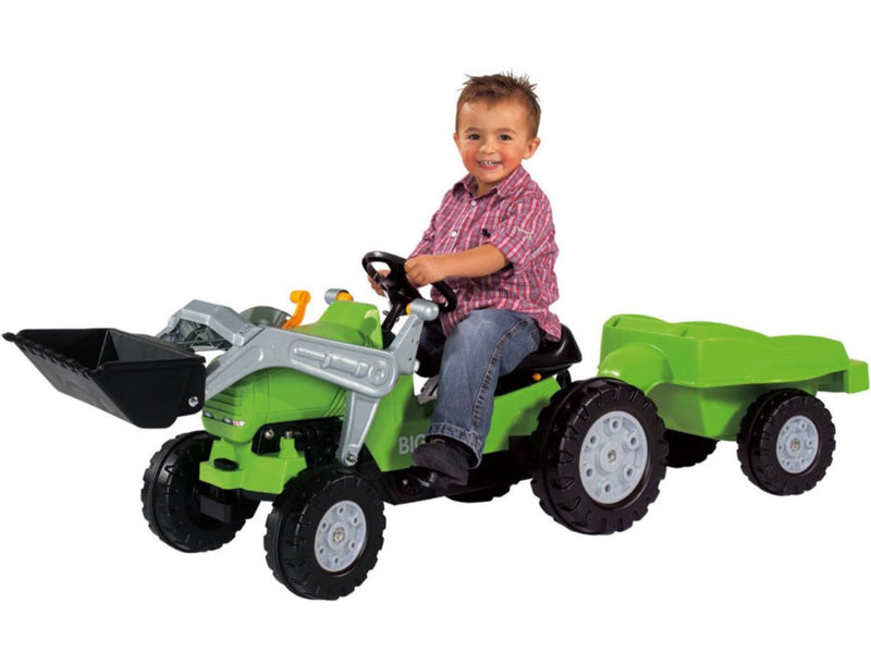 MotoTec Big Jimmy Pedal Tractor Loader with Trailer