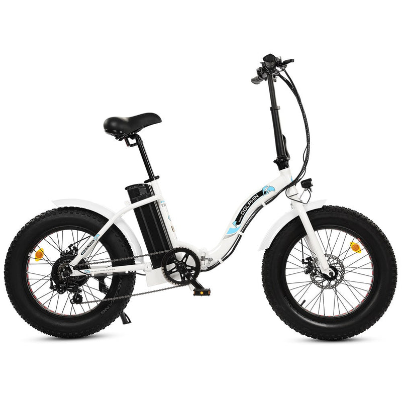 Ecotric UL Certified 20inch Portable and Folding Fat Bike Model Dolphin