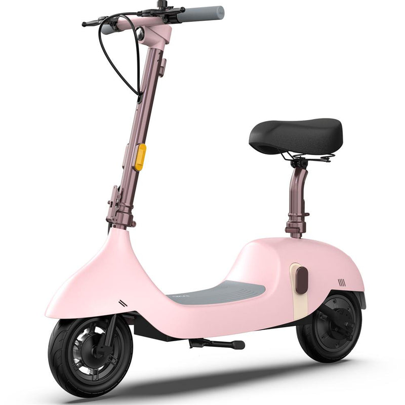 MotoTec Okai Beetle 36v 350w Lithium Electric Scooter Pink