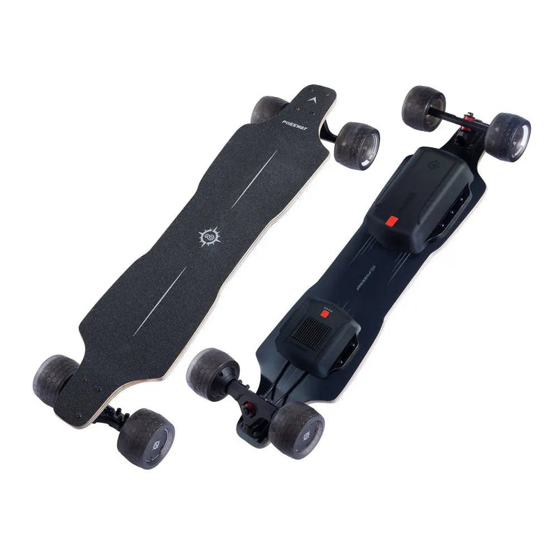 Possway T3 Electric Skateboard 37'' Longboard With Shock-Absorbing Wheels