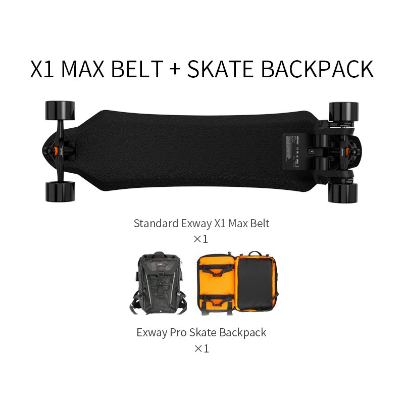 Exway X1 Max Hub & Riot Electric Skateboard
